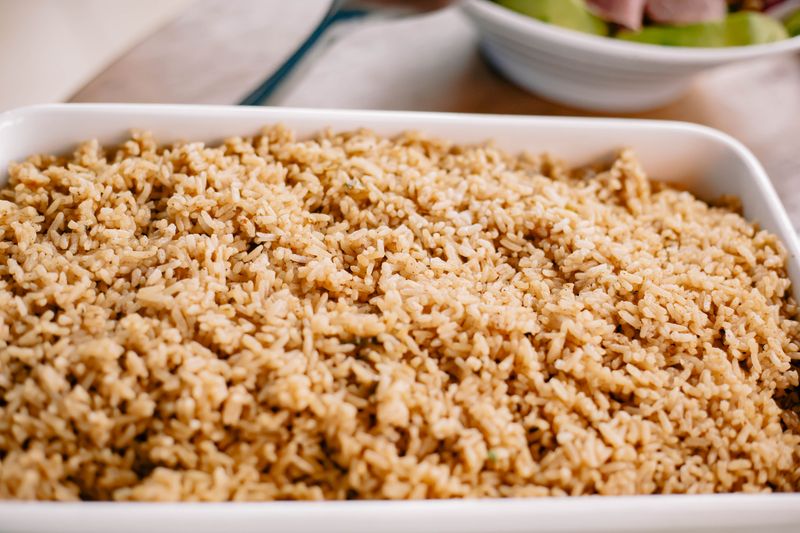 Costa Vida Cilantro Lime Rice served as a side
